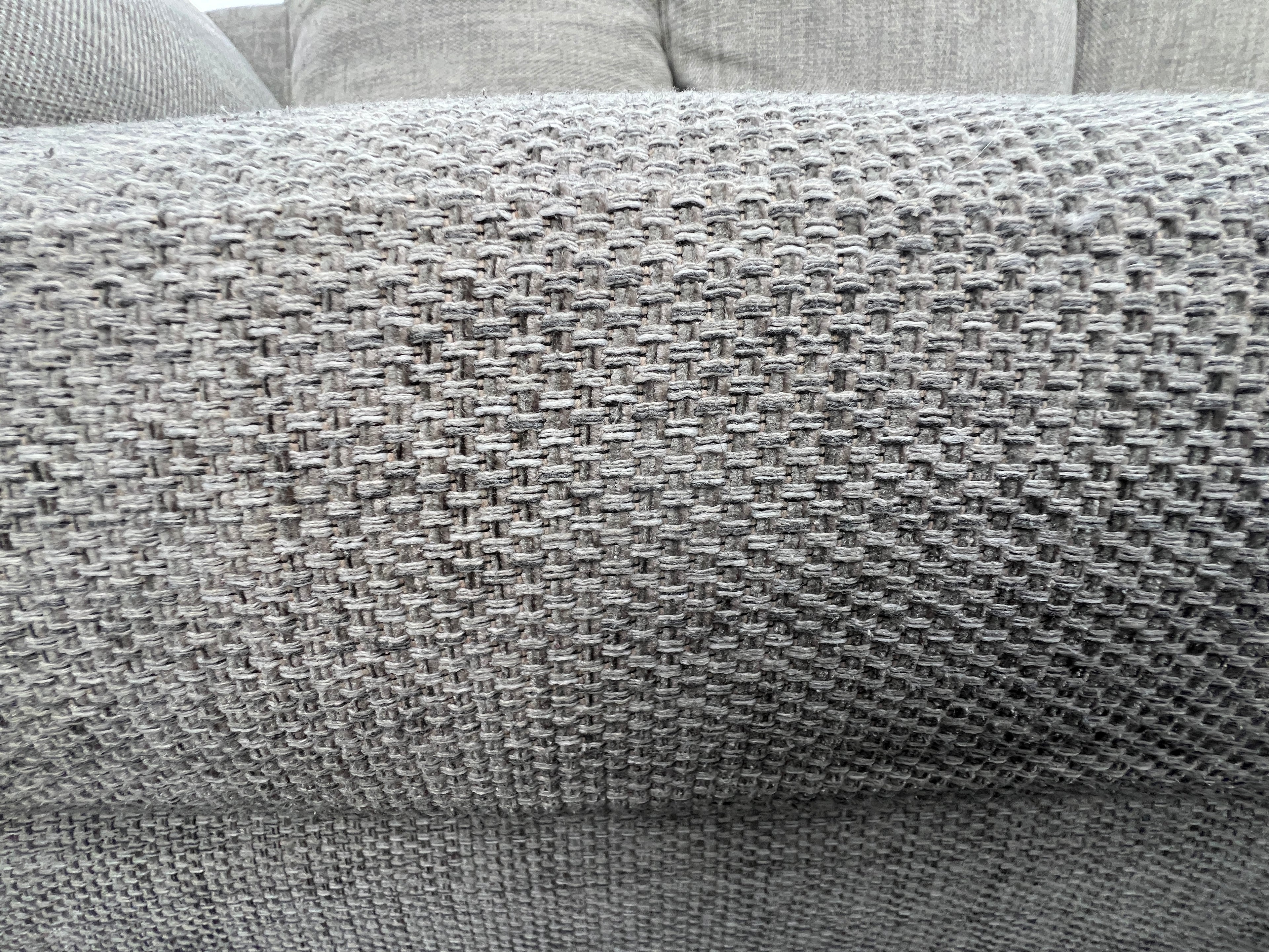 DFS Lorella 3 Seater Sofa Pillow Back In Selway Fabric Silver - Refurbished