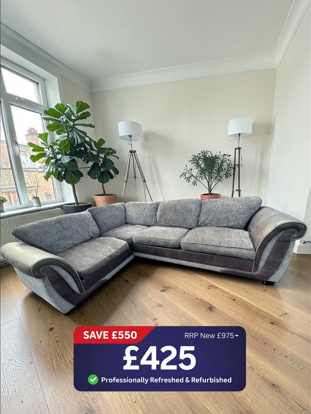 DFS Corner Sofa Bed - Refurbished