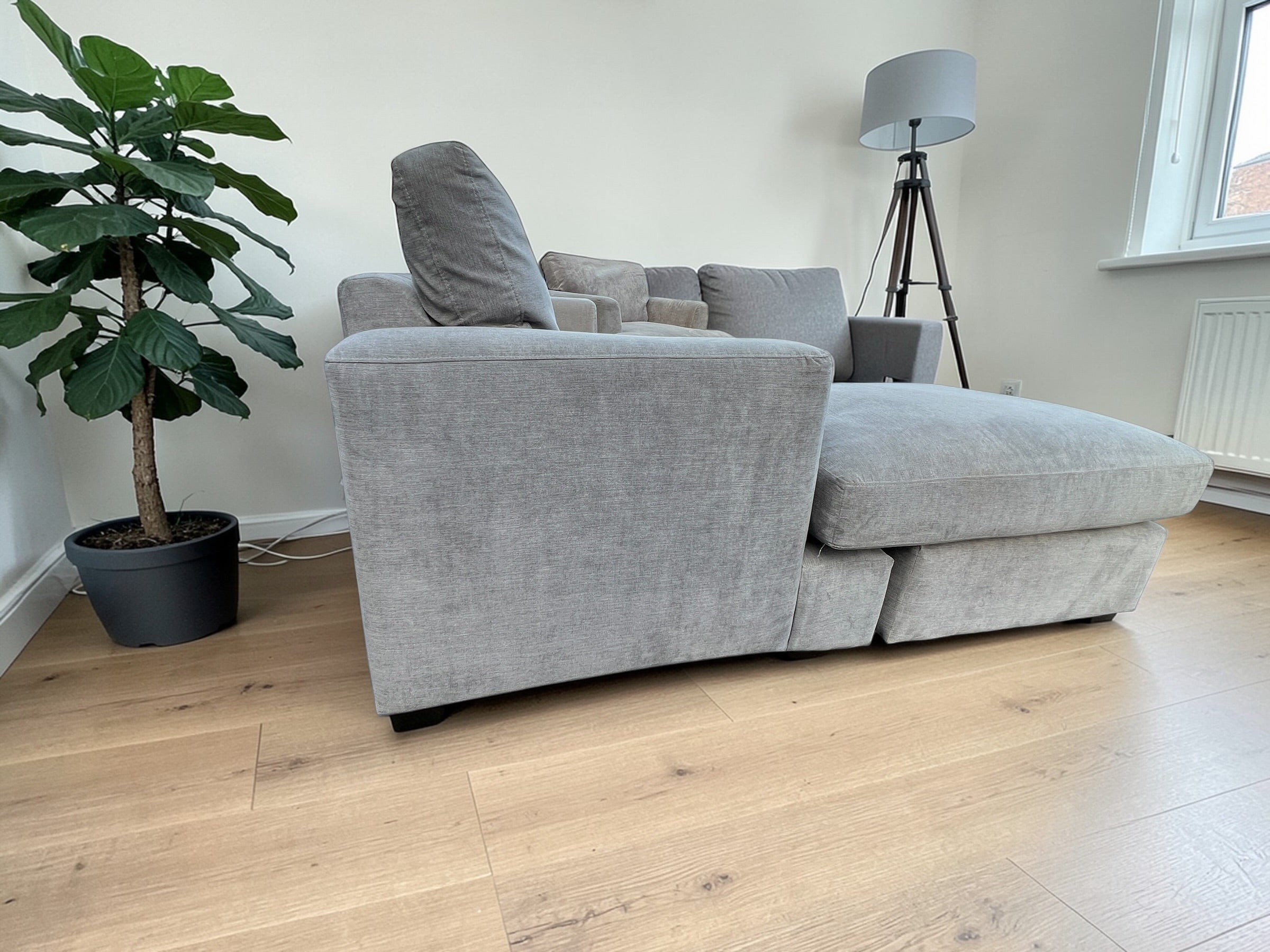 NEXT STRATUS CORNER SOFA & ARMCHAIR SET